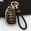 3 4 Buttons Tpu Car Smart Key Case Fob Shell For Hyundai Ix35 Ix45 I10 I30 I40 Tucson Santa Fe Rena Sonata Elantra Creta Keyless