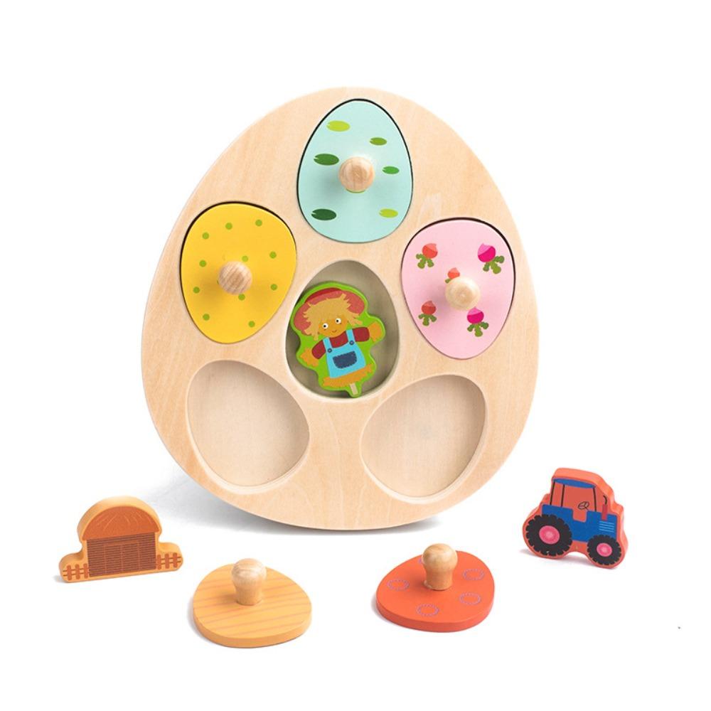 

Educational Animal Domino Puzzle Toy Early Learning Toddler Puzzles Family Playing style C