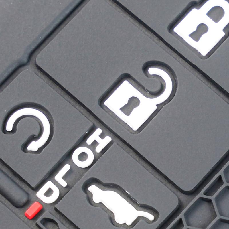 For Honda HRV CRV Passport Accord Civic Pilot 2016  5 Button Remote Car Key Fob Cover Silicone Protective Case Holder Shell