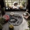 Sacred Elephant pattern round rug,Carpet Rug for Living Room Bedroom Playroom ,Non-slip Floor Mat,Holiday Gifts and Birthday Gifts.