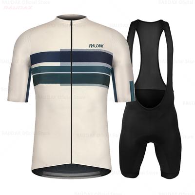 2025 Raudax Radsportbekleidung Custom Ropa Ciclismo Hombre Atmungsaktives Kurzarm-Radsport-Set MTB Fahrrad Uniform Trikot Ciclismo