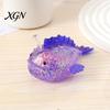 Healing Sensory Toy Lantern Fish Sugar Ball Clear Glitter Sea Squeeze Fidget Stress Soft Stretch Anxiety Relief Hand Relaxation Tool