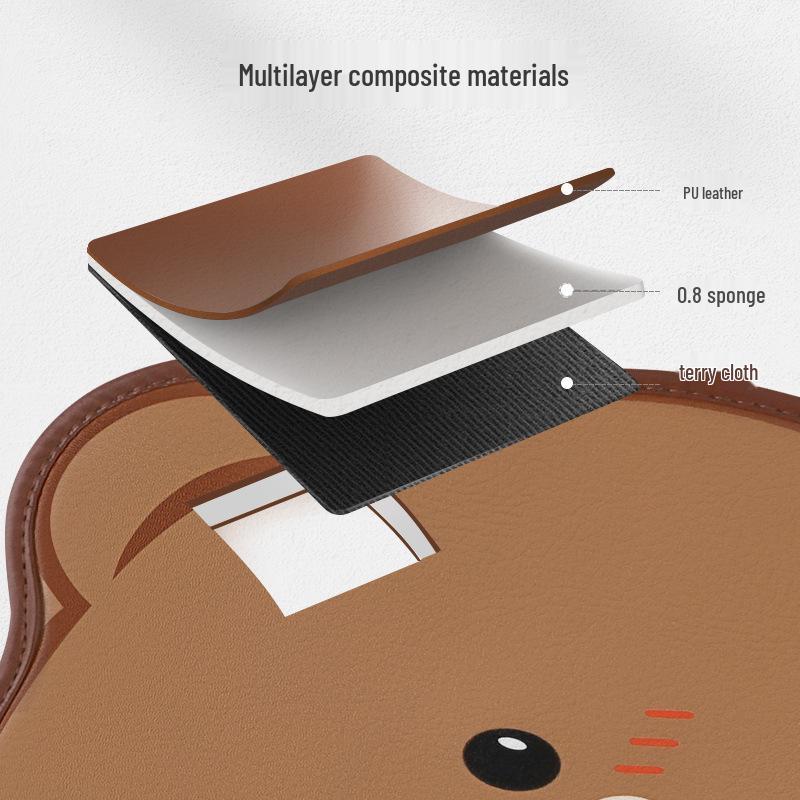 Universal Cartoon Car Seat Back Protective Kick Mat for Kids