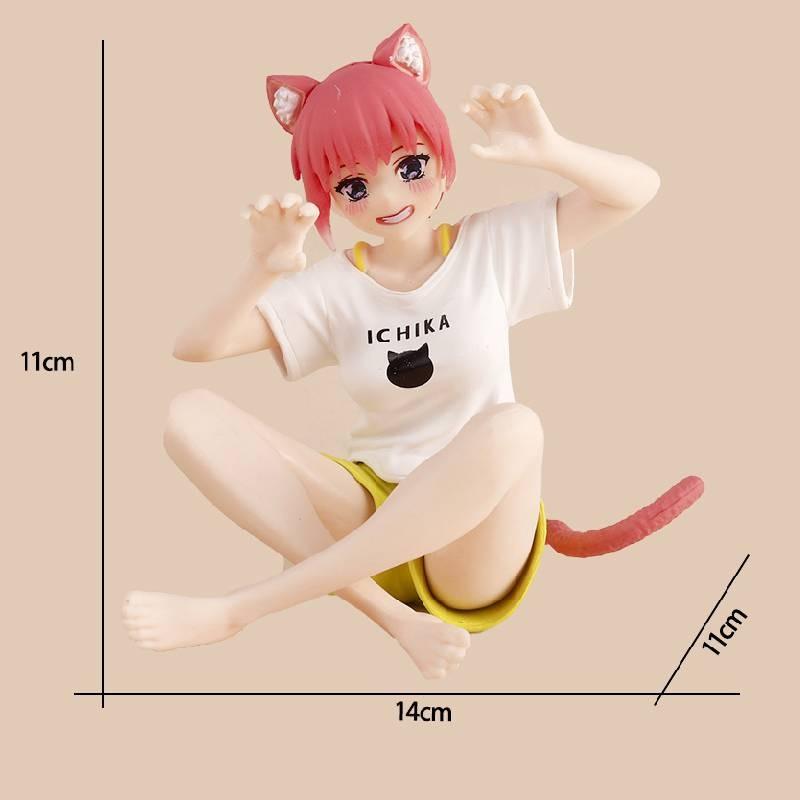 Exquisite Five Equal Parts Bride Home Wear Nino Miku Pvc Figurine For Anime Lovers
