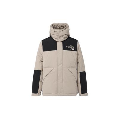 New Balance Down Jacket Unisex Beige Gray (Unisex) Down Jackets AMJ24377 PAA