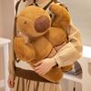 Bambola di peluche muscolosa di capibara, carina, peluche muscolosa, peluche kawaii, cartone animato, cuscino animale forte per regali per ragazzo e ragazza