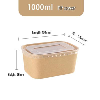 Changbaosen Kraft Paper Disposable Lunch Boxes