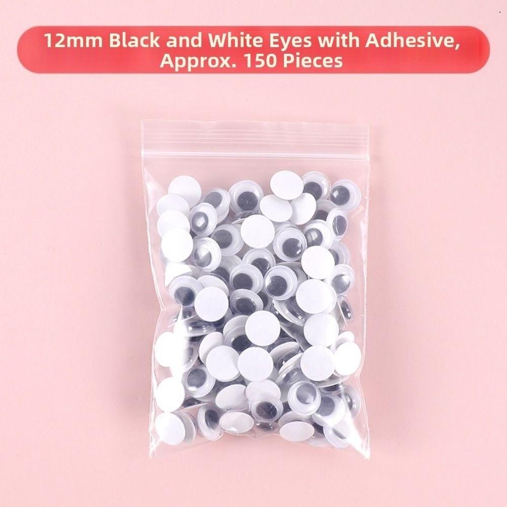 3D Dolls Activity Eyes Plastic Dolls Eyes Accessories Toys Kids Stuffed Animals Plush Eyes 5