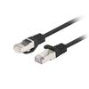 Lanberg Patchcord cat.6 FTP 3M 10-pack prošel testem Fluke černý - 5901969436235