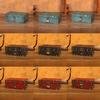 Wooden Retro Style Storage Boxes With Password Lock For Bedroom Organization