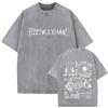 Washed Vintage Rock Band Fleetwood Mac Graphic T-shirt Stevie Nicks T Shirt Rumours T Shirts Men Women Gothic Oversized T-shirts