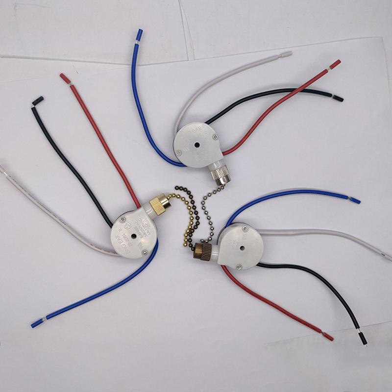 Ceiling Fan Switch Kit 3 Speed 4 Wire Fan Switch Pull Wire Switch With Rope