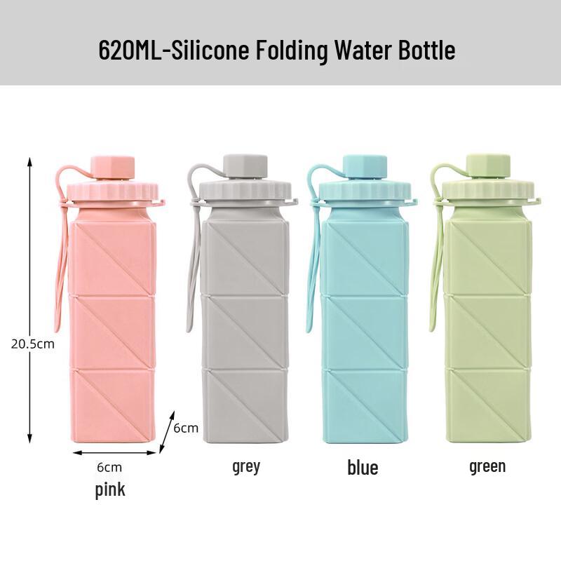 

ZISIZ 620 мл Складная Дорожная Спортивная Бутылка для Воды