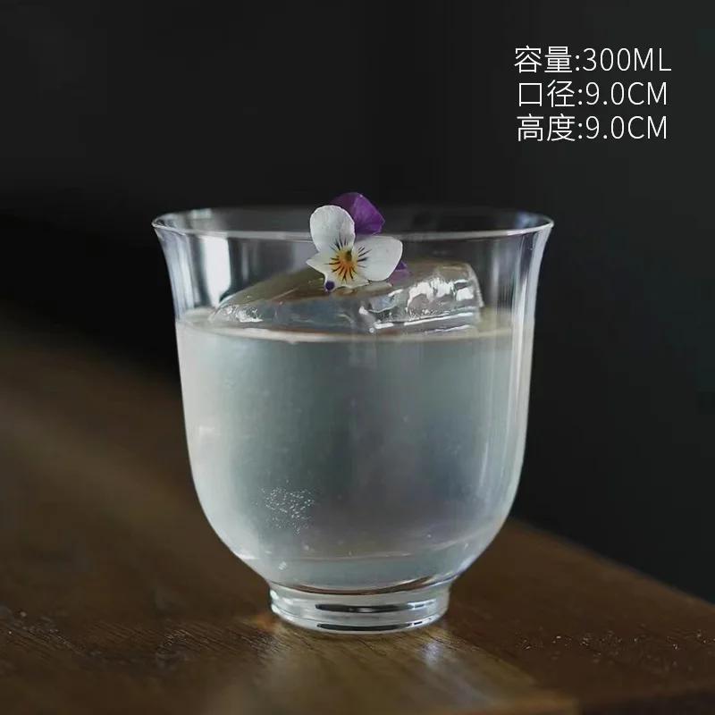 1PCS New Whisky Glass Cup Bar Juice Wine Glasses Cocktail Glass Cup Champagne Tea Cup Home Party Decoration Drinking Glasses