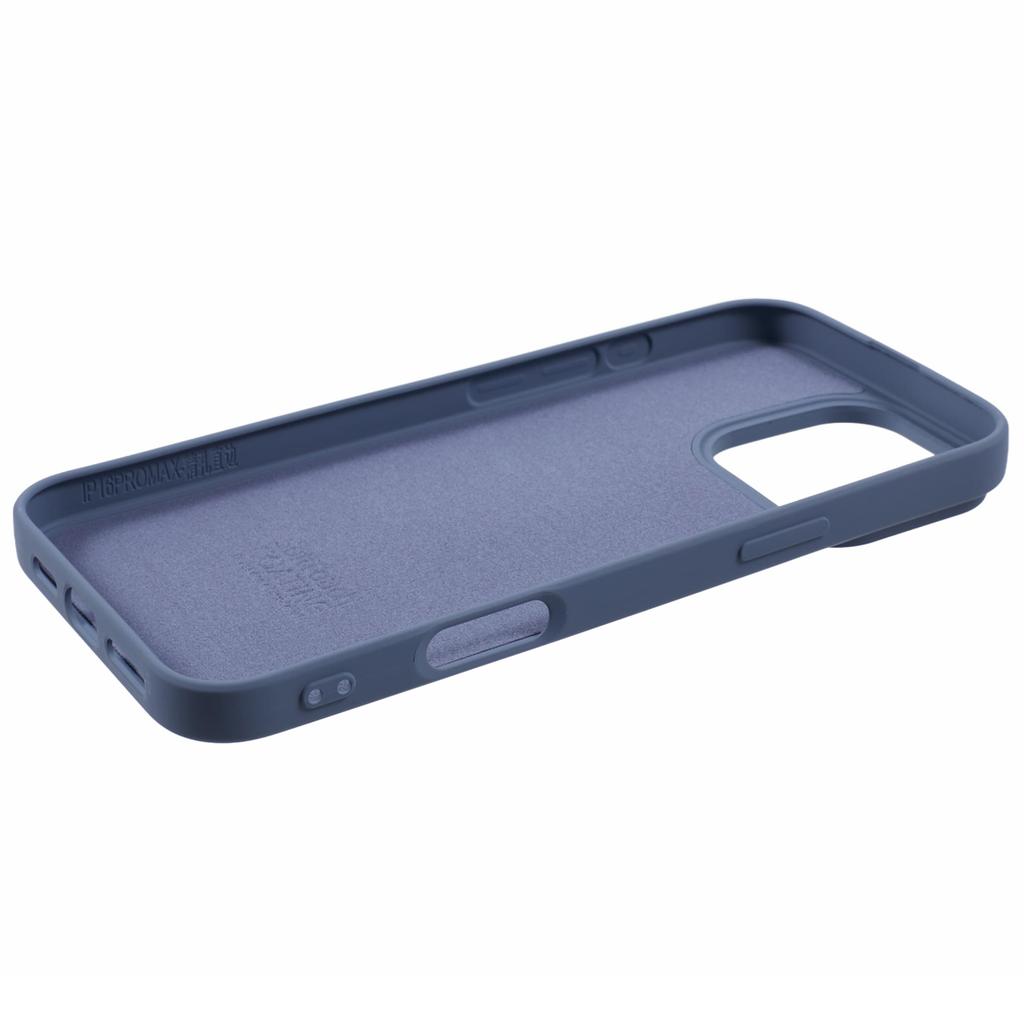 Für iPhone 16 Pro Max Hülle Weiches TPU Kratzfest Futter aus Faser Handyhülle