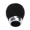 Shift Knob for Manual Transmission M12 X Faux Red Replacement Shift Interior 6-speed Vehicles, P1.25, Alcantara-style Leather, Stitching, Lever,