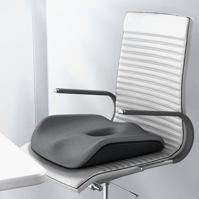 

Подушка для сиденья Подушки для офисного кресла Подушка из пены с эффектом памяти Подушка для сиденья для дома Подушка из пены с эффектом памяти Облегчение боли в спине 43x41cm серый