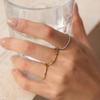 Youthway Multi-layer Zircon Ring For Women New Chic 18K Gold PVD Plated Stainless Steel Waterproof Ring Party Jewelry Gifts