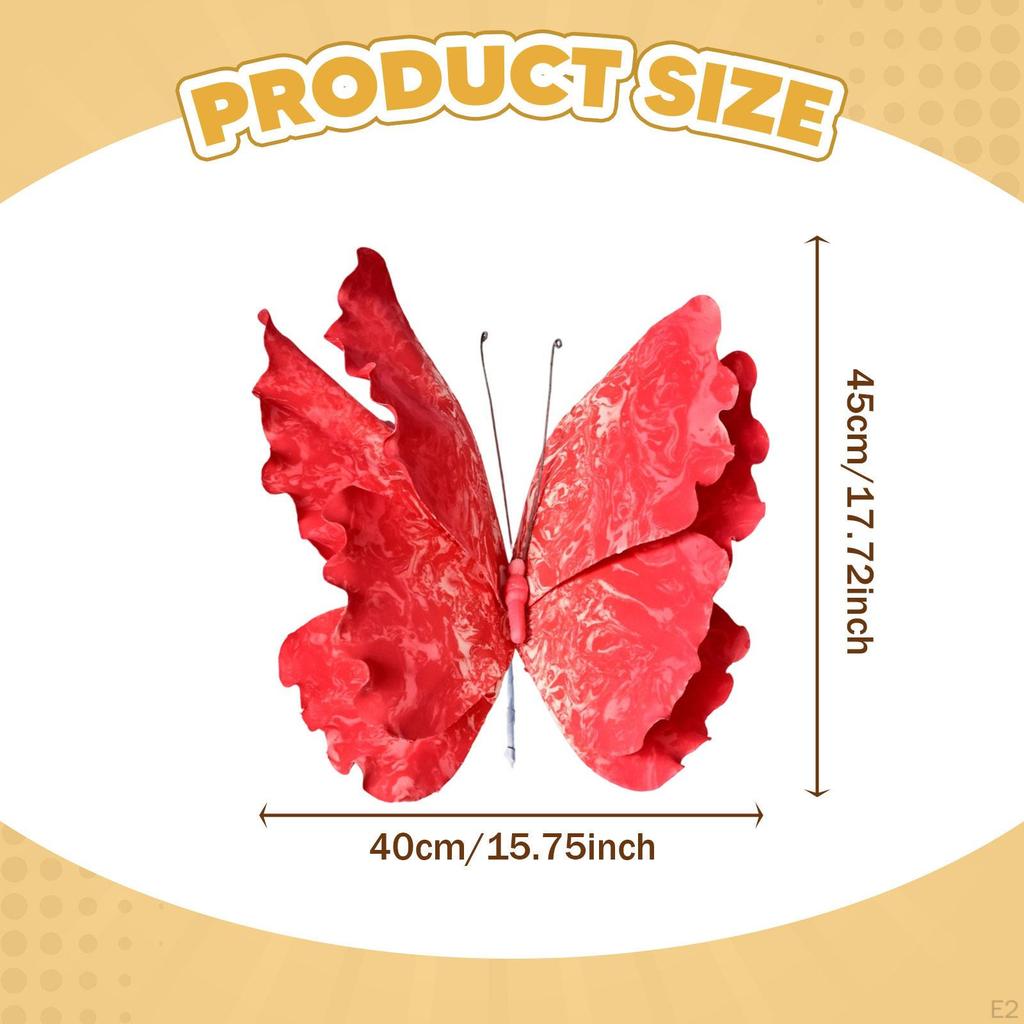 3D Butterfly Party Decoration Artificial Ornament Large Creative Backdrop Wall