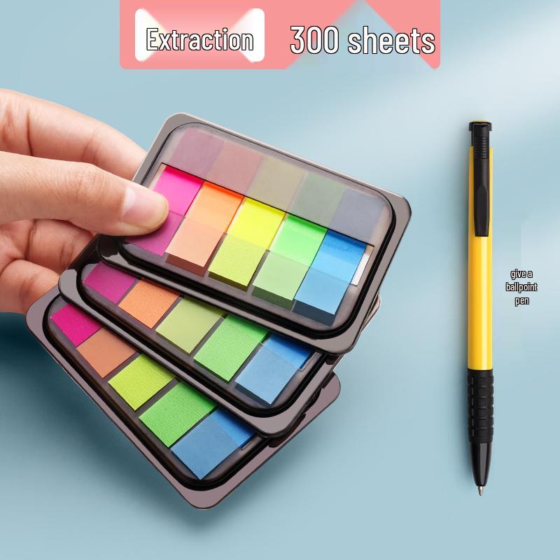 Transparent Writable Index Tabs for Students: Sticky Notes & Page Markers
