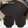 SEAMETAL Flax Car Seat Cover Four Seasons Front Linen Fabric Cushion Breathable Protector Mat Pad