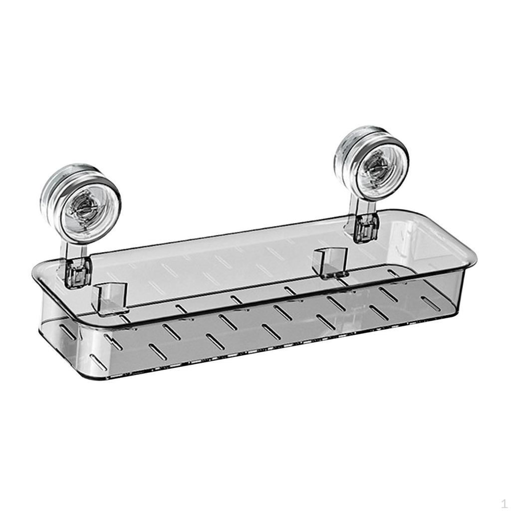 Zdejmowana półka prysznicowa na przyssawkę Organizer łazienkowy Koszyk do utrzymywania porządku Prosty zdejmowany