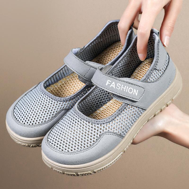 Shoes Women's Summer New Hollow Mesh Breathable Casual Shoes Women's Shoes Soft Sole Not Tired Feet Casual