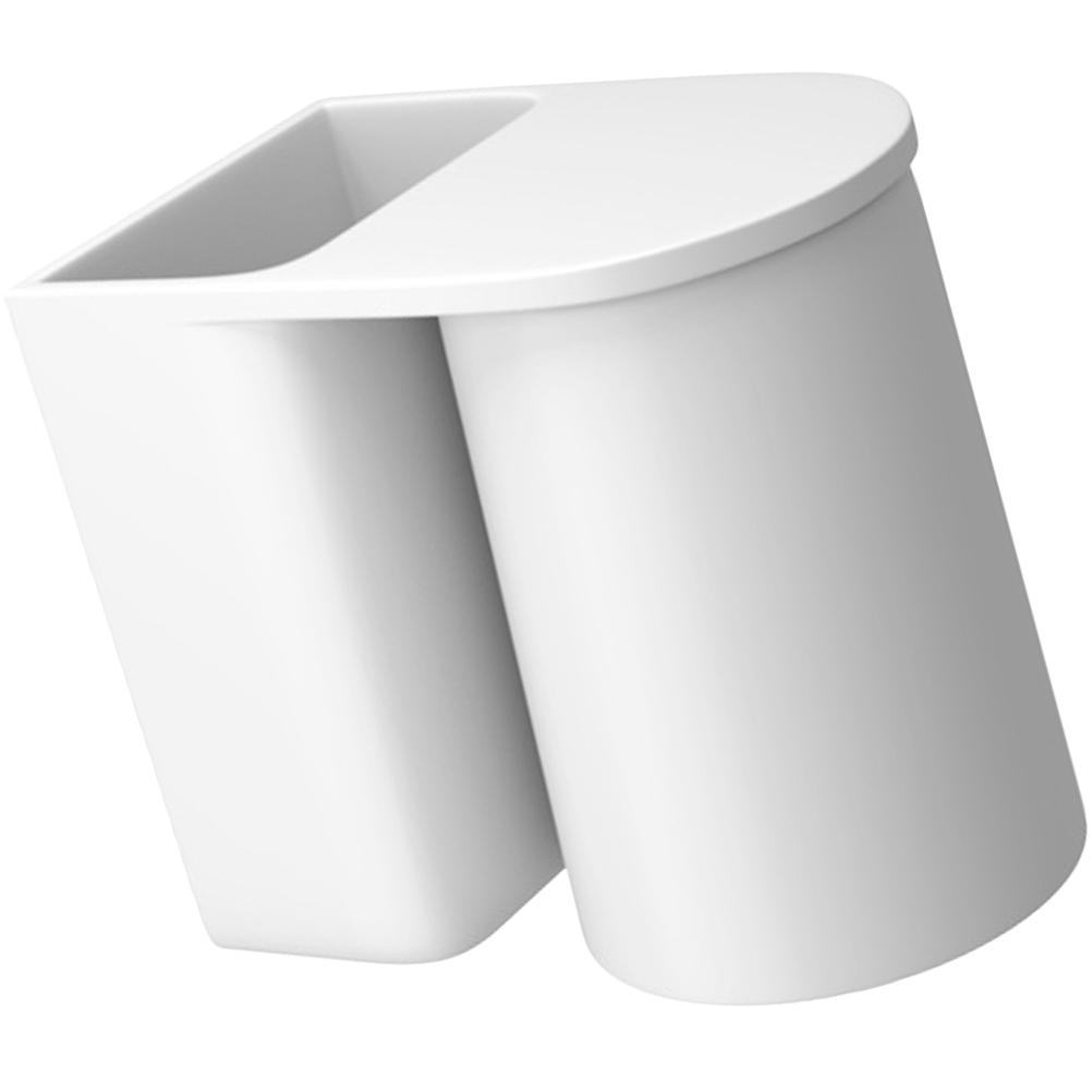 Magnetic Cup Holder Wall Mounted Toothbrush Rack Abs Pp Material Bathroom Storage Electric Toothbrush Stand Toothpaste