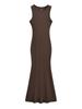 2025 European Sleeveless Slim-Fit Waist-Cinching Mermaid Skirt