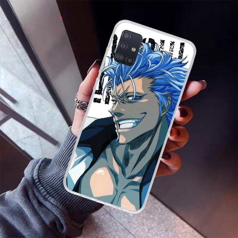 Grimmjow 6 Bleach Phone Case For Samsung Galaxy A52 A51 A50S A32 A22 A12 A02S A72 A71 A31 A70 A30S Note 20 Ultra 10 Plus S10 Gal
