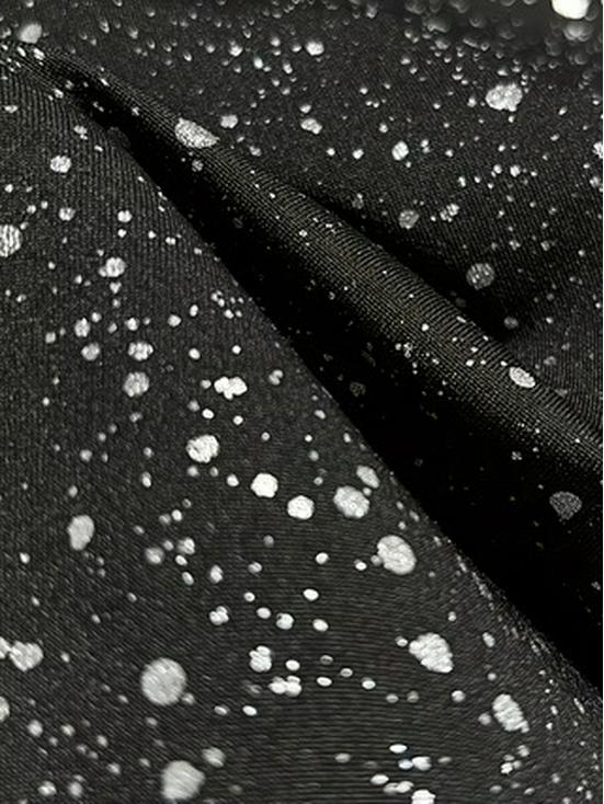 Women's Elegant Starry Sky Sequin Skirt - Spring/Summer Slimming Black Midi