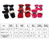 4Pcs Anti-Scratch Pet Dog Shoes with Reflective Trim Strong Grip Antiskid Puppy Shoes Wear-Resistant Does Not Fall Off