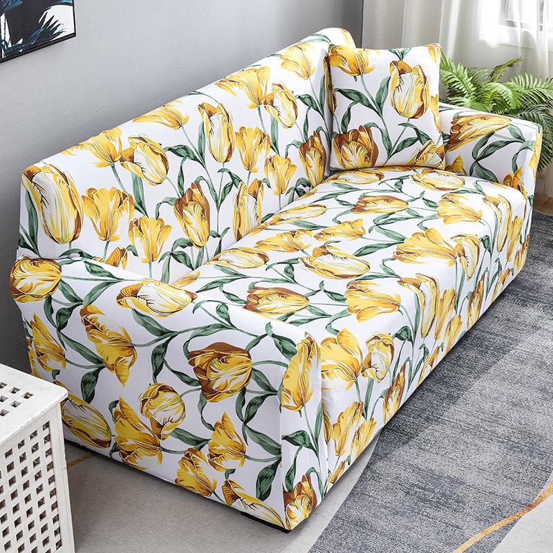 Stretch Sofa Covers for Living Room Anti Slip Soft Couch Cover, Washable Furniture Protector Elastic Bottom for Kids, Pets 1pc