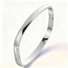 Stile Europeo e Americano Fibbia Lucida Semplice Stile Cool Larghezza 8mm Senza LOGO Bracciale per Coppia Bracciale