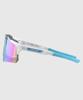 Tuditeo Nus Goggles Uv Protection Athletic Sunglasses C3 Blue/White Frame Blue