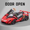 1/31 Mclaren P1 GTR Alloy Car Model Light & Sound Effect Diecast Car Toys for Boys Birthday Gift Toys Car Collection