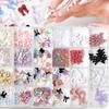 Colorful Nail Accessories Resin Nail Rhinestones for Manicure DIY Crafts Jewelry Bows Butterfly Heart Nail Art Charms