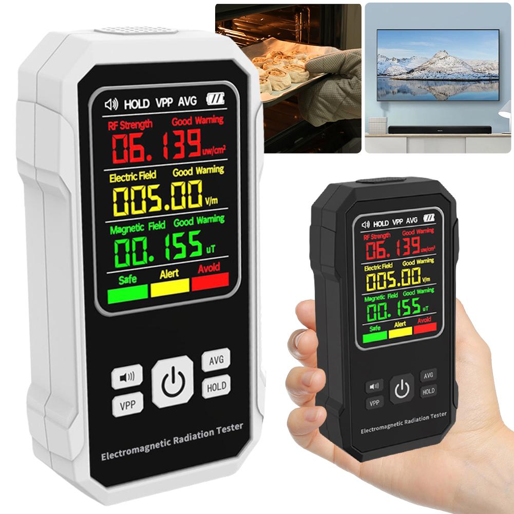 Digital EMF Meter Multi-Function Electromagnetic Detector Magnetic-field Intensity Tester for Indoor Outdoor