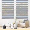China Factory Wholesal 100% Blackout Day And Night Dual Shade WiFi APP Remote Control Smart Motorized Zebra Blinds For Window