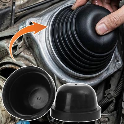 2 Stück 70/75/80/85mm Ø Gummi-Gehäusedichtung Kappe Staubschutz Staubdicht und Wasserdicht für Auto LED HID Scheinwerferlampe