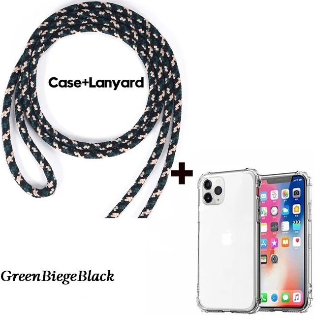 Crossbody Strap Cord Case for Samsung Galaxy A01 A72 A73 A12 A31 A41 A51 A71 A10 A40 A50 A70 A21S Necklace Funda Lanyard Coque