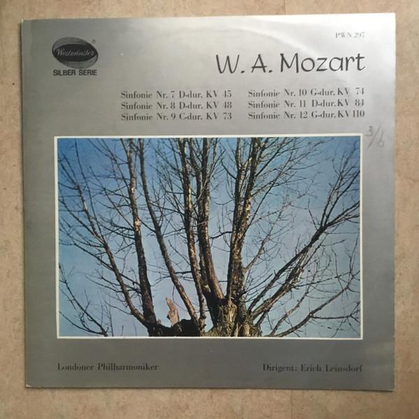 

LP Record WOLFGANG AMADEUS MOZART PHILHARMO Sinfonie Nr. 7 8 9 10 11 12 PWN297 Westminster Netherland Classical Used