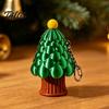 3D Printed Retractable Longsword Christmas Tree Toy, Xmas Stress Relief Fidget Toy Keychain, Holiday Mini for Backpack Charm Decor