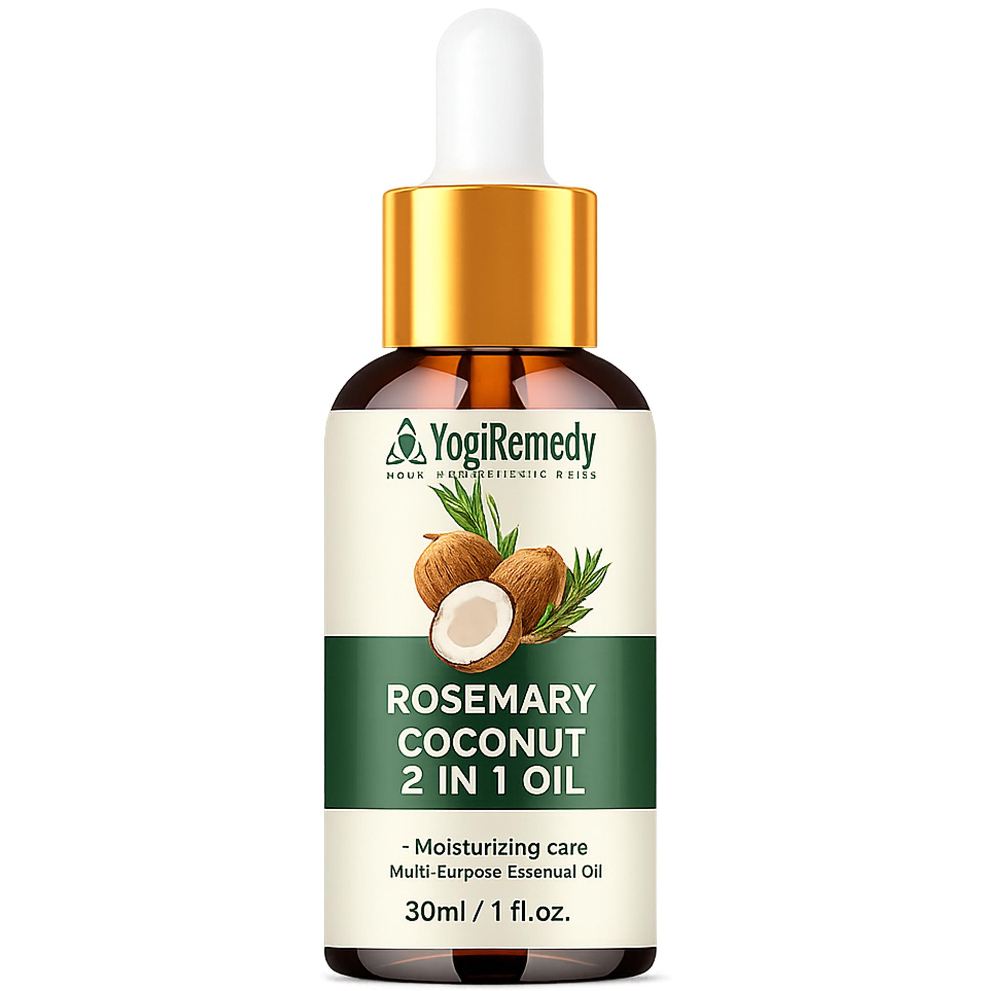 Rosemary Oil for Hair & Scalp Care with Goodness of Coconut oil 30ml, Unisex Hair Essential Oil Serum 30ml