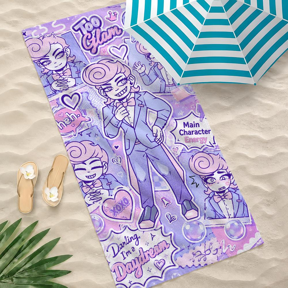 Game Blood Money Towel Microfiber Beach Towel Quick Dry Absorbent Soft for Swimming Yoga Resort Travel Camping