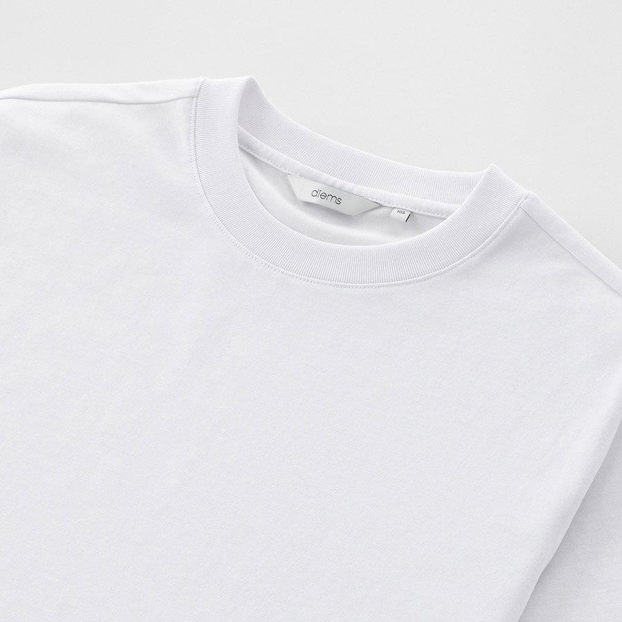 STCO Diems Coolmax Blend Supima T-Shirt_White (Classic Fit)_Dtsvb02Csw