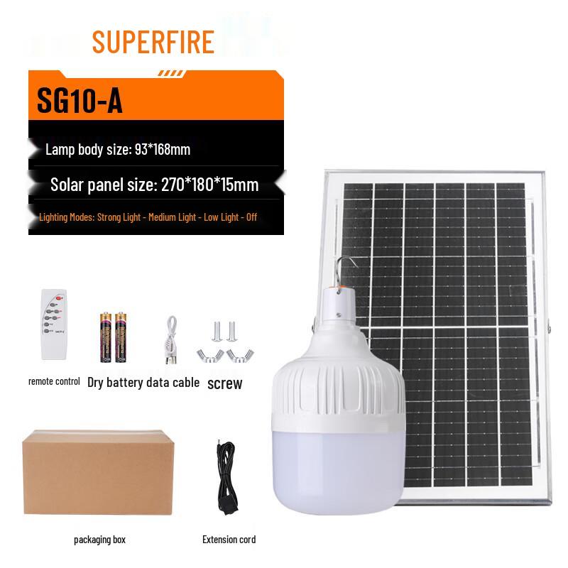 

SupFire SG10-A Smart Solar LED Bulb Light