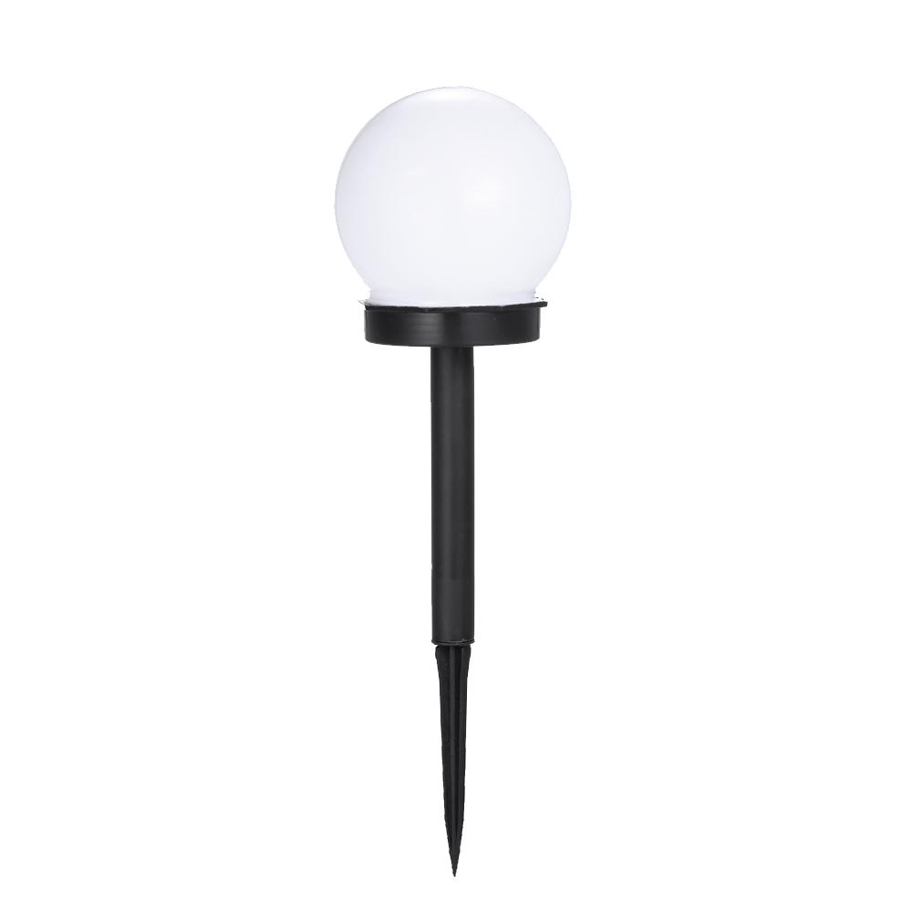LED Solar Energy Powered Bulb Lamp Waterproof Outdoor Garden Street Solar Panel Ball Light Cold White 1Pc