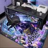 1PC Custom Name Forest Magic Theme Floor Mat Ideal for Living Room, Game Rooms, Office, Bedroom, Office Floor Mat , Floor Mats for Home