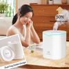 2.2L Dual Head Mist Humidifier, Silent Large Capacity Includes Aroma And Ambient Light, Cool Mist Humidifier For Home